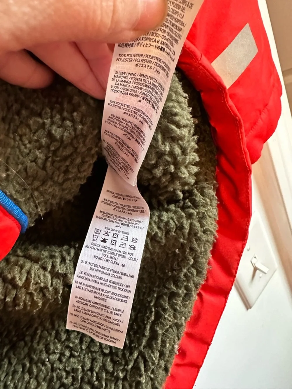 Boys 5/6 Mini Boden Red Hooded Winter Parka Jacket